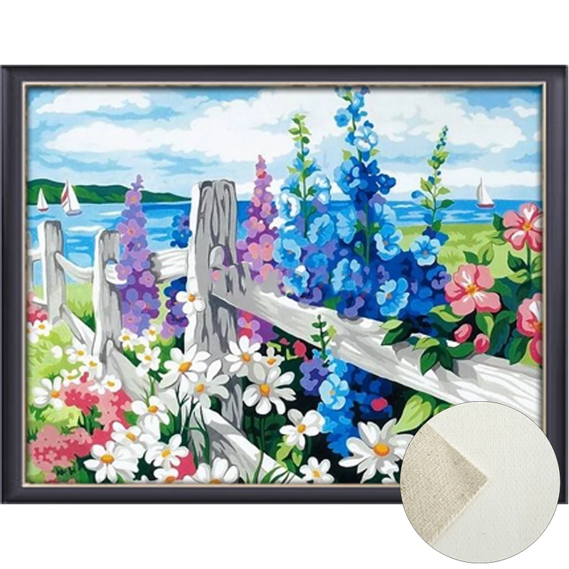 Ручная роспись белье Холст Картина маслом принтер