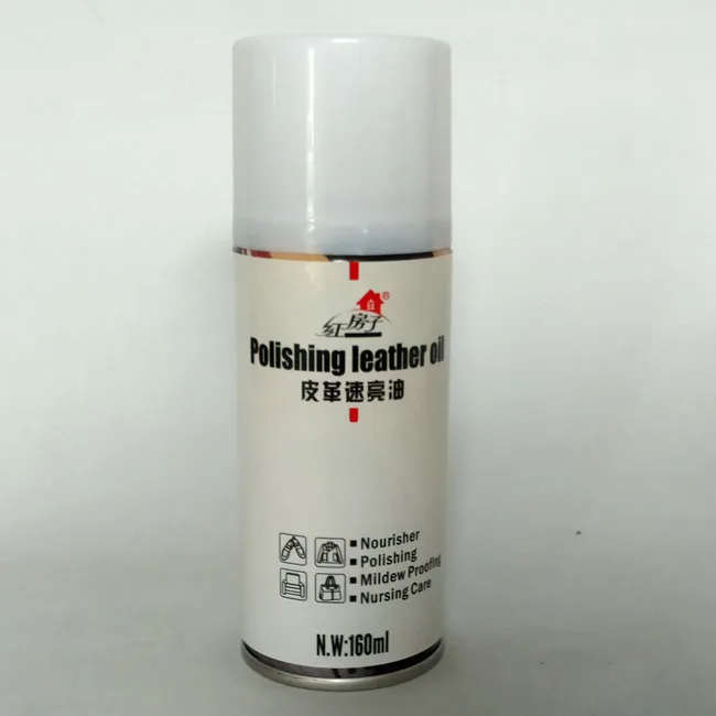Factory wholesale instant shine white shoe polish spray leather oil