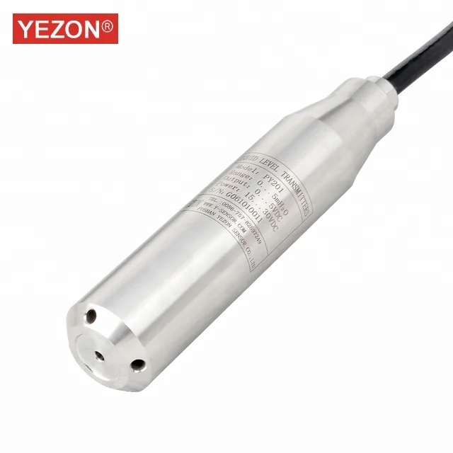 YEZON Input Liquid Level Transmitter for Reservoir Water Tower Water Level Sensor Industrial Water Level Meter
