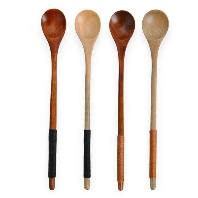 
Eco-friendly Japanese Wood Salad Dinner Fork Tableware Dinnerware For Kids Adult Eating Cooking 