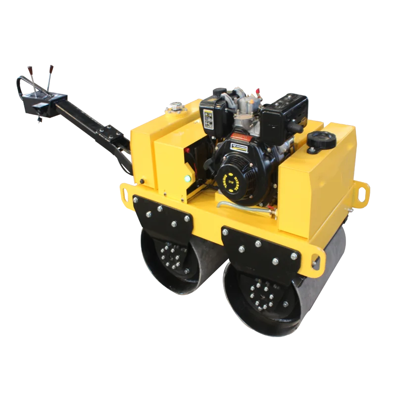 Walking behind single cylinder diesel engine roller compactor factory price