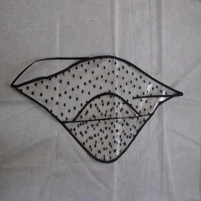 Factory Sell Fashionable Waterproof clear Plastic Rain Bonnet/rain Hood
