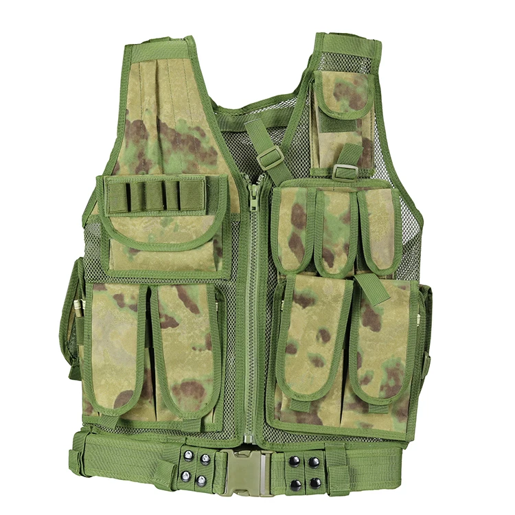 Wear-resistant Camouflage Multifunctional tactical Vest Molle Tactical Hunting Vest Jacket With Multi Pocket