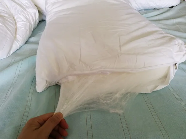 OEM 100% mulberry silk filling pillow 51*75cm 2kg long silk fiber filling silk pillow