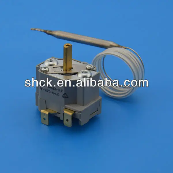 Capillary tube thermostat