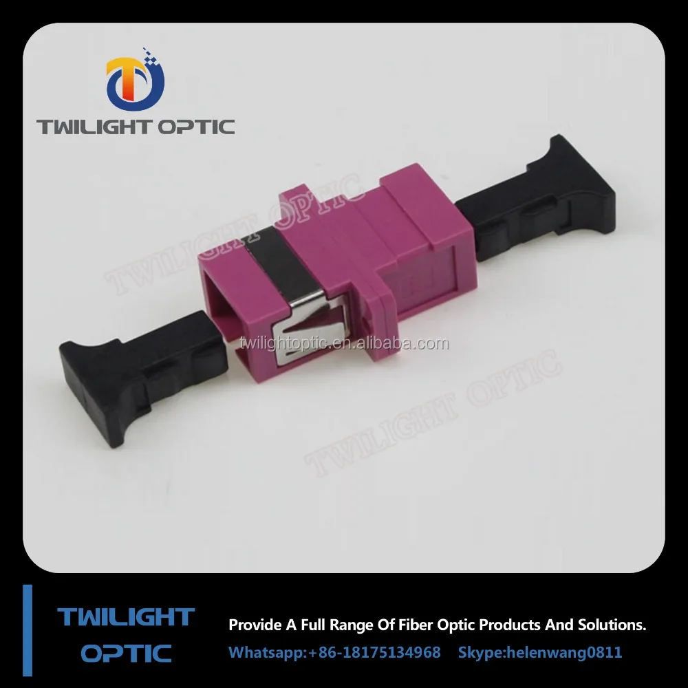 Производитель и Поставщик SC/UPC для SC/UPC Simplex OM3/OM4 Волоконно-Оптический Адаптер с Фланцем