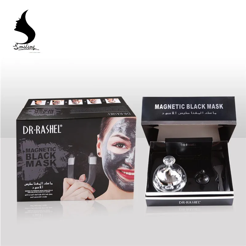 
DR.RASHEL Dead Sea Mud Blackhead Remover Skin Whitening Magnet Mud Facial Mask Pore Deep Clean Magnetic Charcoal Clay Face Mask 