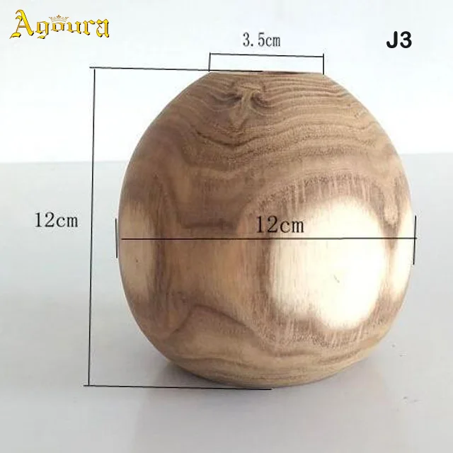 2019 Hot-selling Simple Design Modern Wooden Vase Small Size