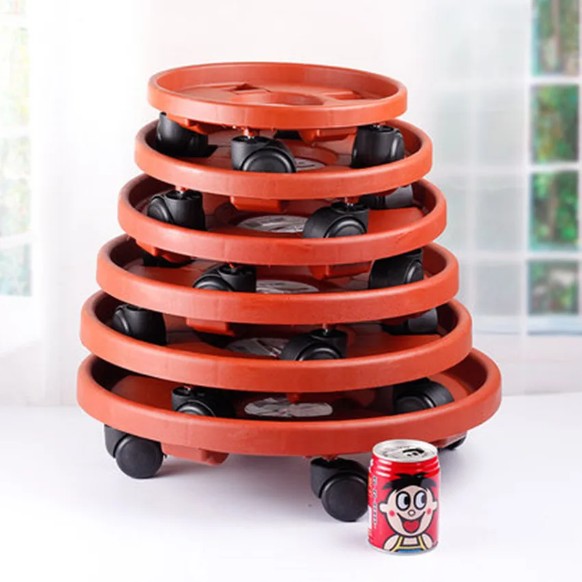 Оптовая продажа, пластиковый поднос для цветов, круглый поднос для воды с плоскими краями, мясистый Красный поднос для хранения орхидеи, круглая поднос для цветов