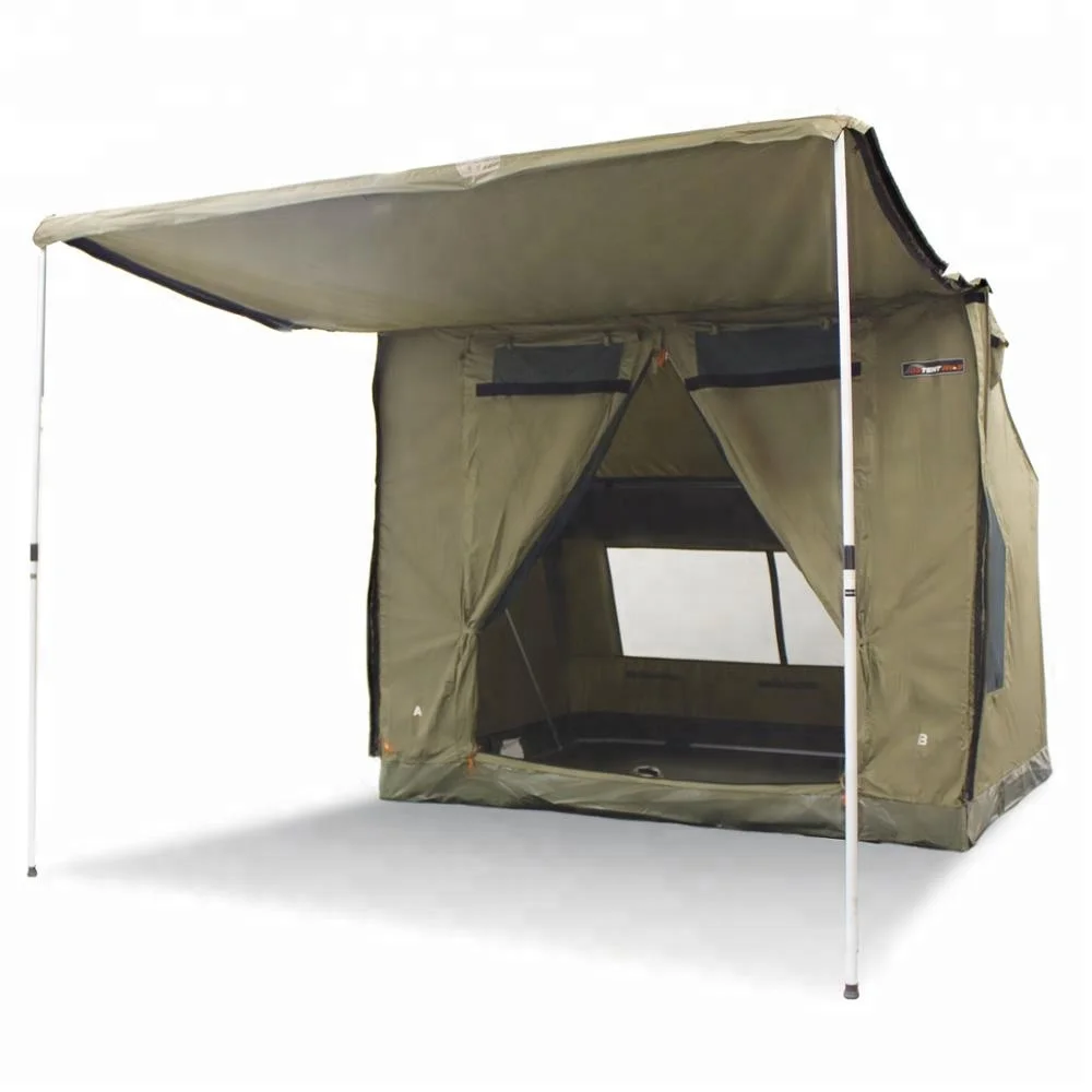 Quick setting OZ tent canvas safari tent