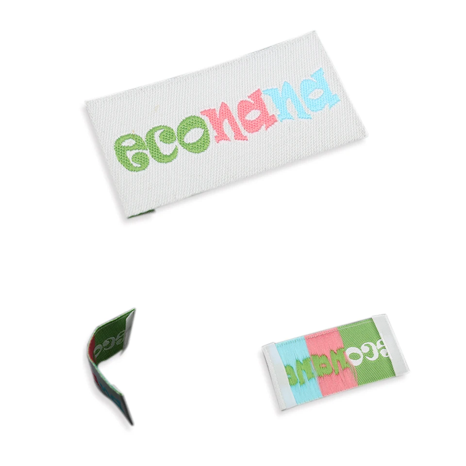 custom logo brand woven clothing labels tags for clothes,customized garment etiquetas bags shirt hair wig name main label tag