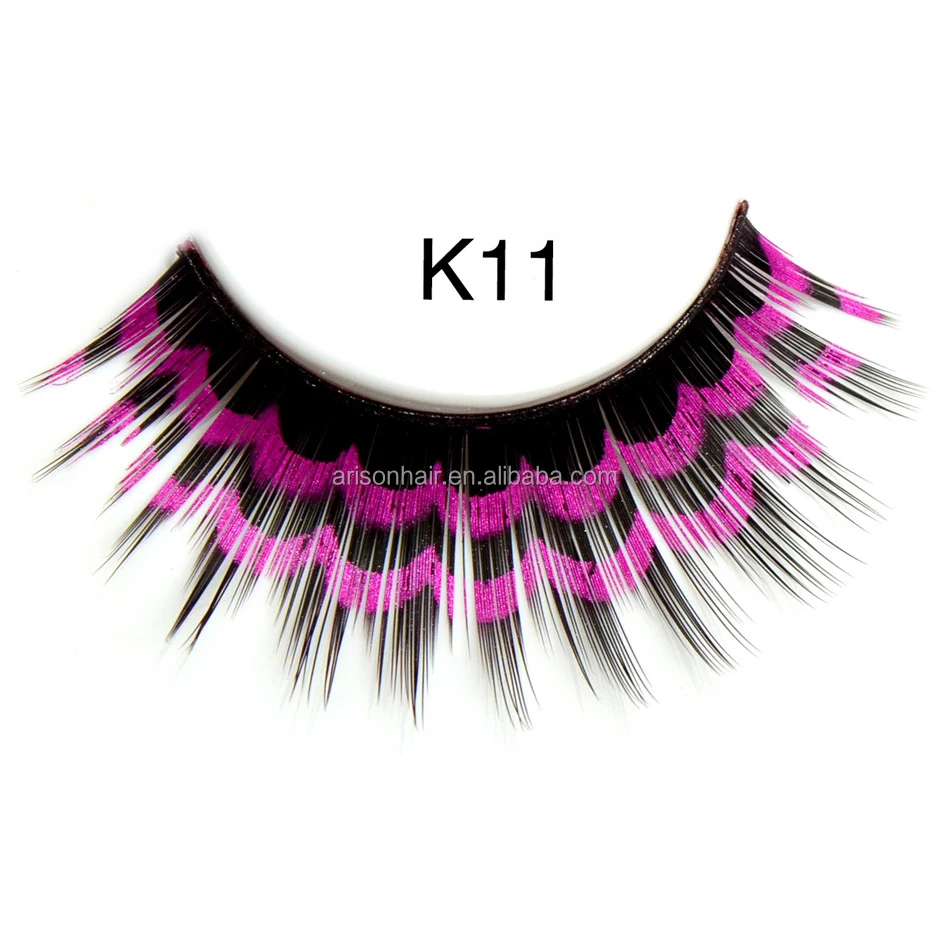 Party queen false eyelashes feather lashes fake double eyelashes manufacturers