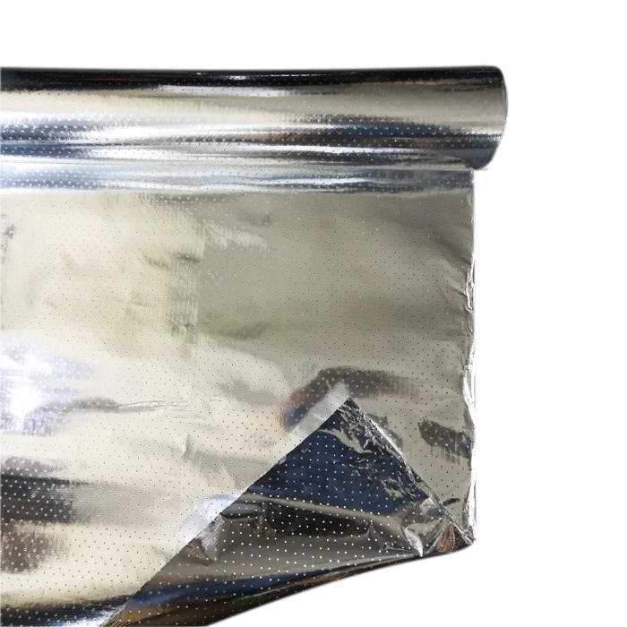 Cloth Laminated Reflective Woven Foil Factory Aluminum Radiant Barrier Woven Fabric Customized Contemporary Aluminum Film CN;ZHE