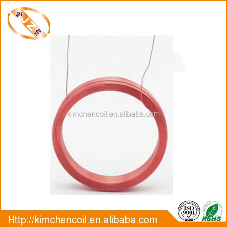 
Magnetic air core self bonded coil hollow copper coil without bobbin 