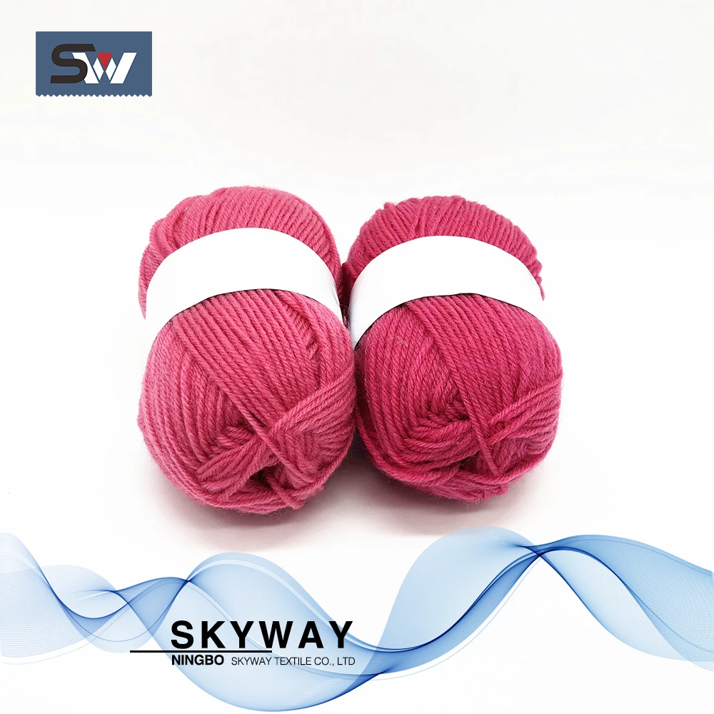 
100% acrylic chunky yarn milk cotton yarn baby yarn 