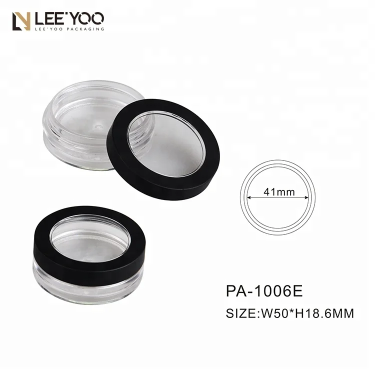 
PA-1006E Plastic makeup empty cream jar with window 