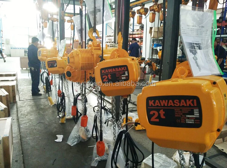 lifting equipment for construction material electric chain hoist 440v 60hz 2ton Factory wholesale KKBB fixed type electric hoist