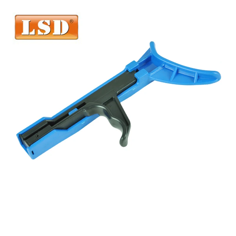 Nylon cable tie gun TG-100 fanstening and cu tool for tight 2.4-4.8mm nylon cable and wires quickly cable tie tool