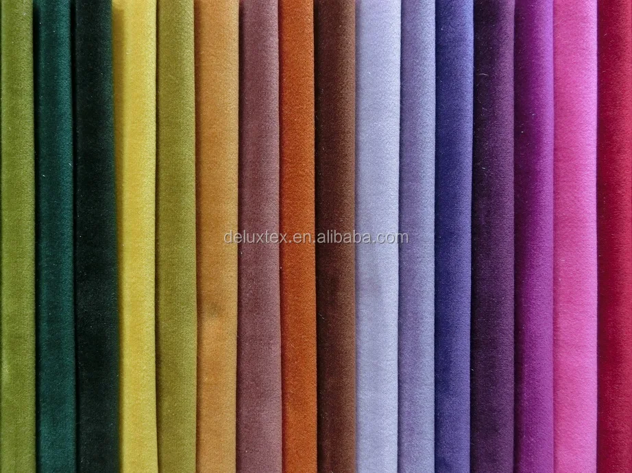 
ITALY VELVET 290GSM textiles used for curtain fabric 
