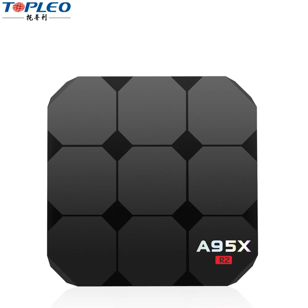 Последние оптовая android 7.1 smart tv box A95X R2 цифровой спутниковый приемник