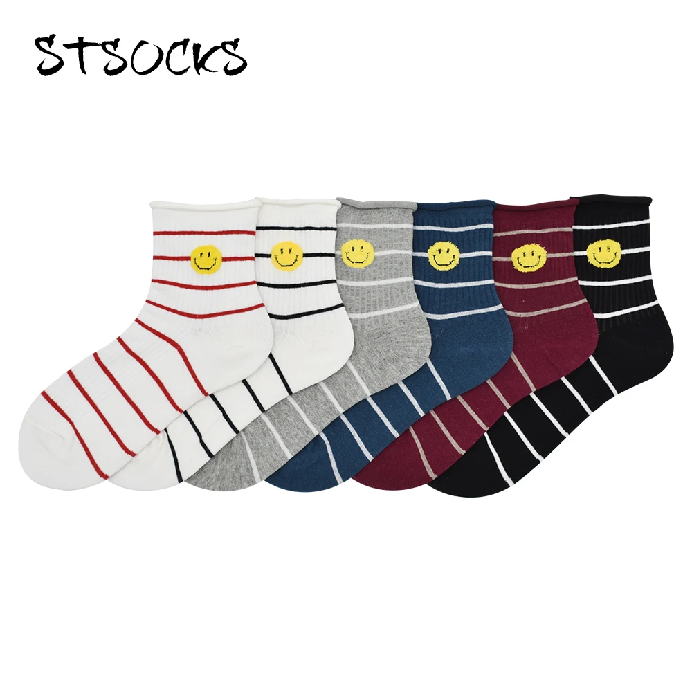 Fashion Comfortable Cute Hot Teen Girls Tube Socks With Stripes For Young Women