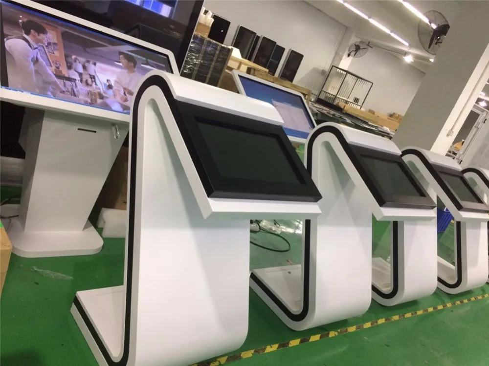 Цена завода 42 дюймов 1080 P Android сенсорный экран все в одном ПК S-shape LCD digital signage рекламы дисплей