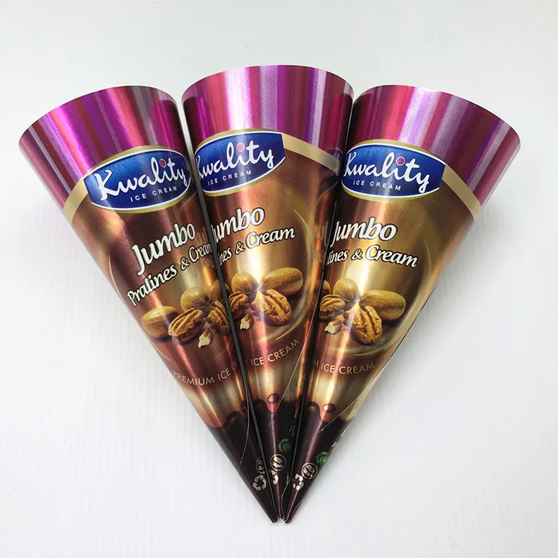 ice cream paper cone sleeve