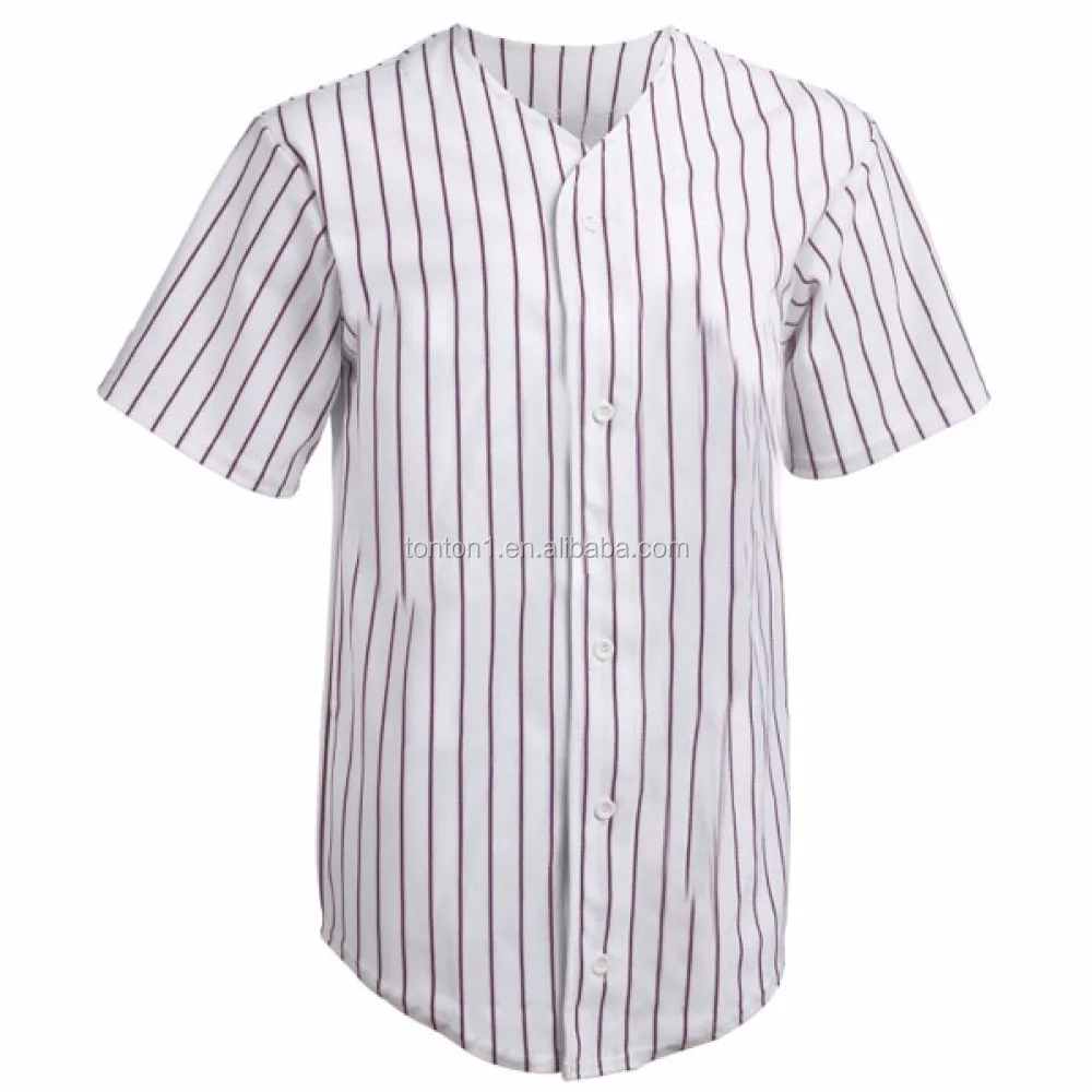 Sublimation custom blank baseball jersey wholesale baseball shirts