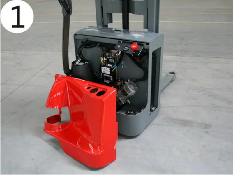 
1.2Ton высокого подъема высоты 5 м электрический штабелер (ES12-12WA) 