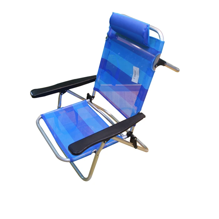 
Modern Cheap Aluminum Adjustable Outdoor Low Sand Folding Beach Chair 