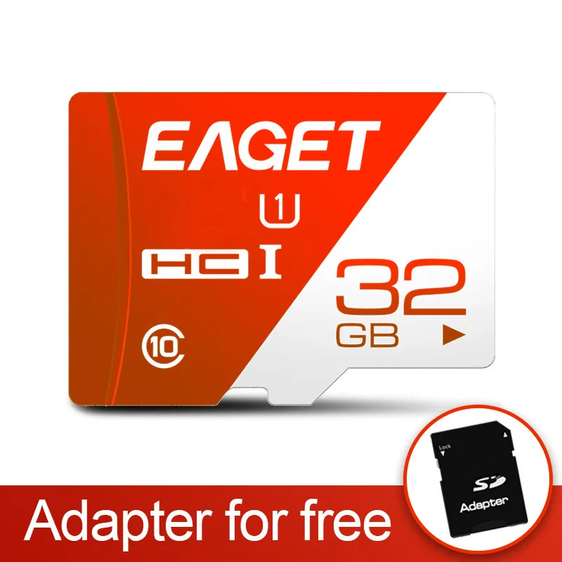  EAGET 32 Гб Class10 TF карта памяти Micro SD высокой скорости UHS-I оригинальный флэш-памяти для мобильных телефонов планшетов