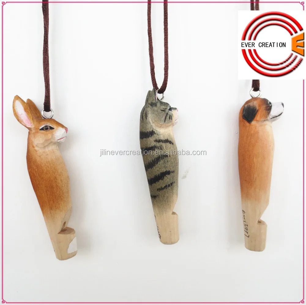 Guaranteed quality proper price wooden bird animal shape whistle