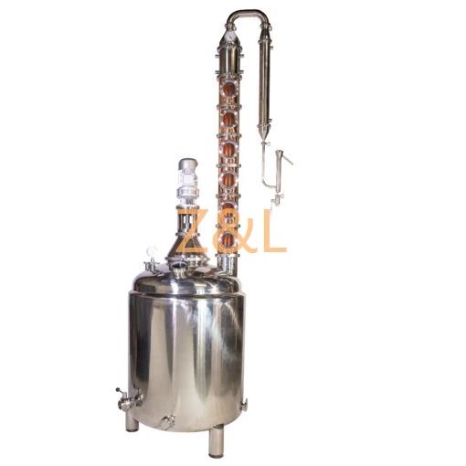 Factory price 200L 300L 400L 500L alcohol moonshine distillery equipment distillation boiler