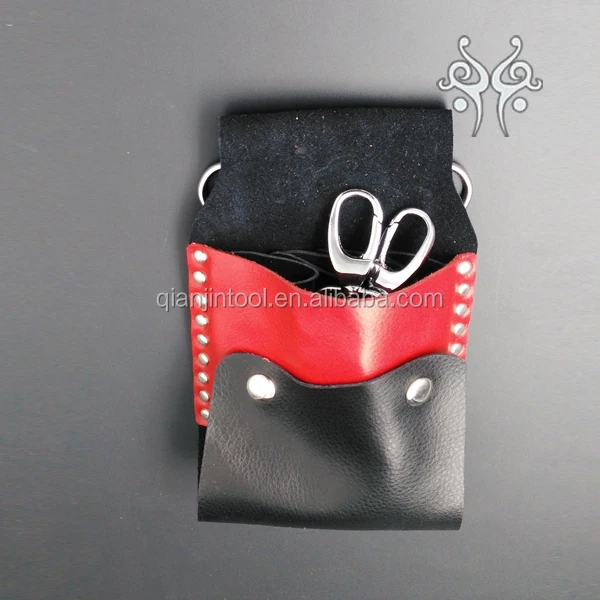 
Black Salon PU Leather Hairdressing Scissors Clips Hair Cutting Combs Holster Holder Case Pouch Bag Barber 