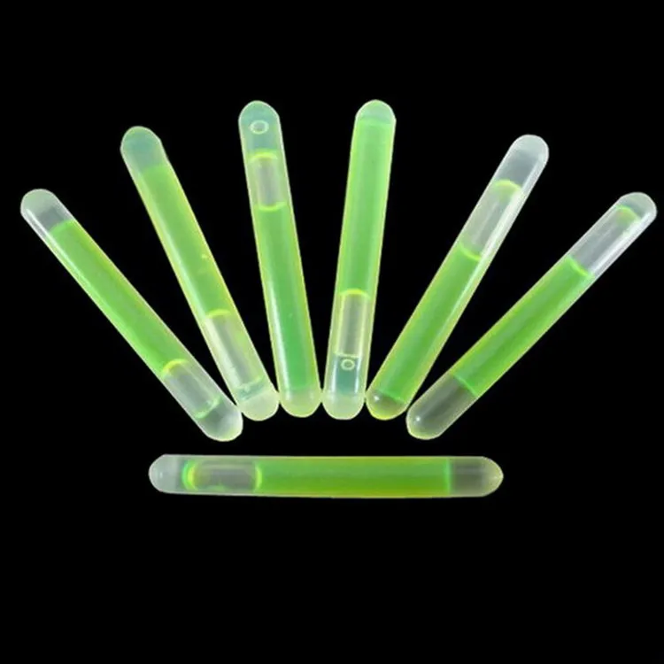 Long life fishing float 1.5 inch bulk glow sticks pink, red, blue, green mixed color