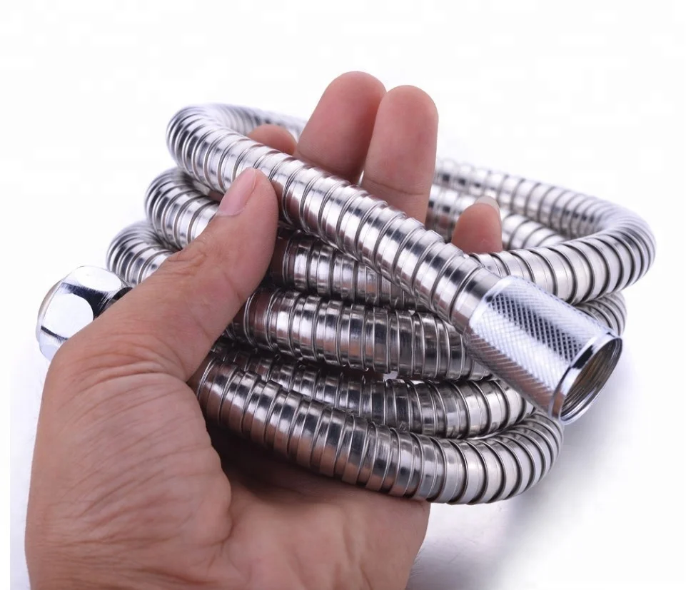 
1.5m Stainless Steel Flexible Handheld Shower Hose for Home Bathroom Heater Water Head Pipe Silicone Tube Bath Shower Hose 