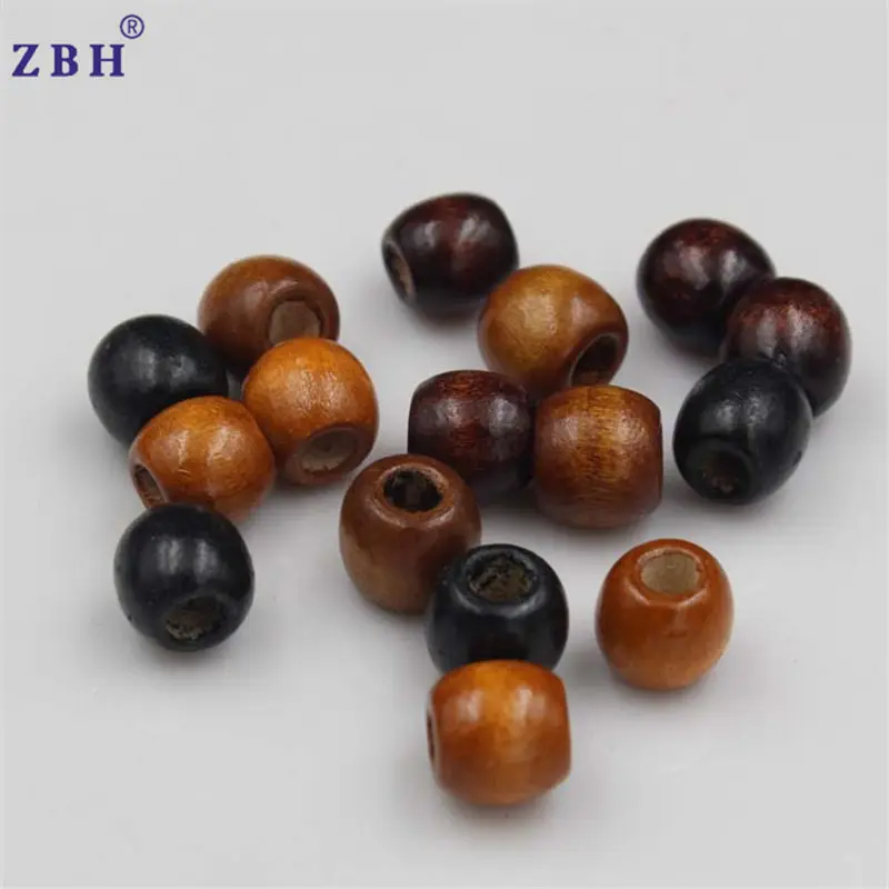 Supply large hole wooden beads,loose beads gift pocket wooden beads