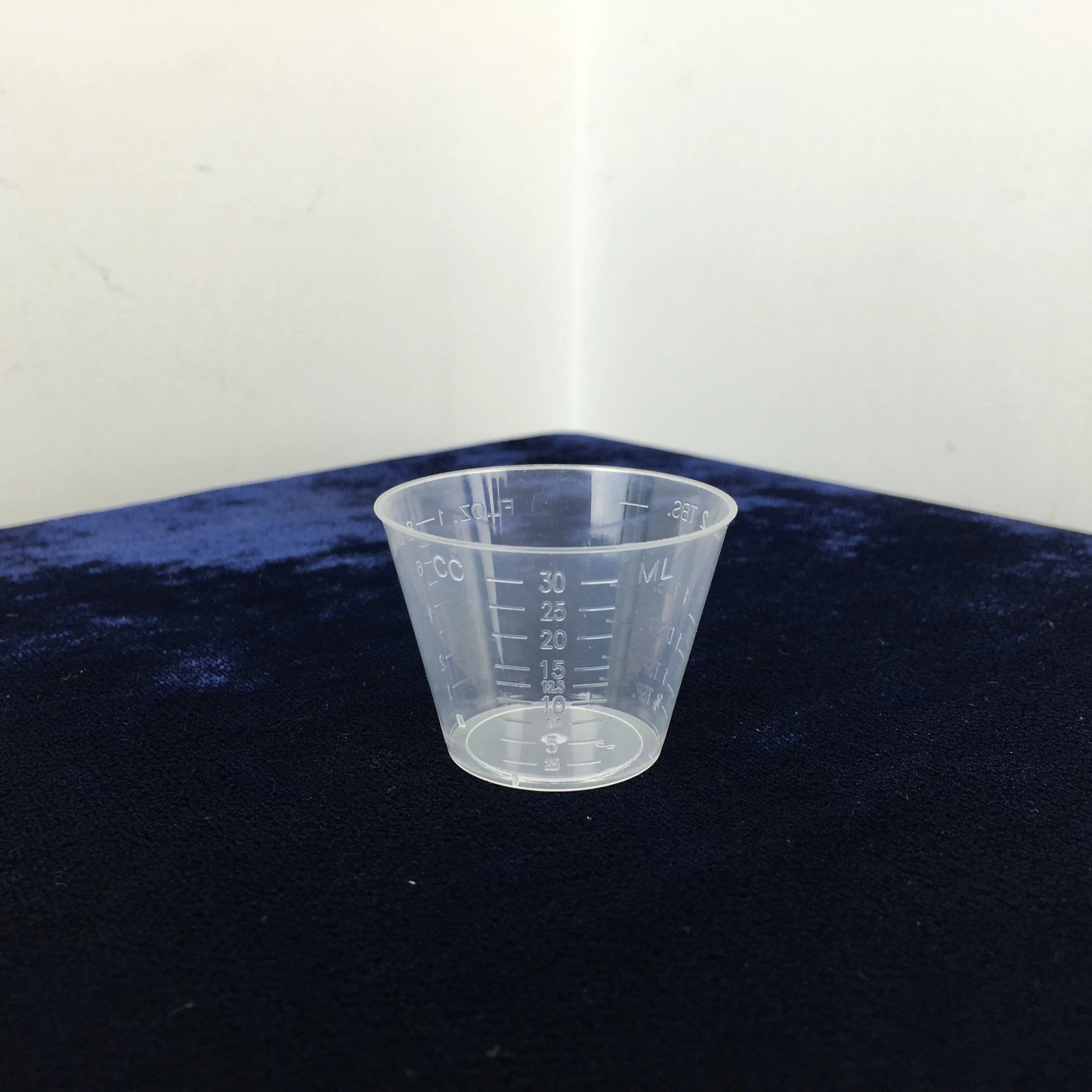 30ml 1oz Disposable Clear Plastic Pp Measuring Graduated  Medicine Cup