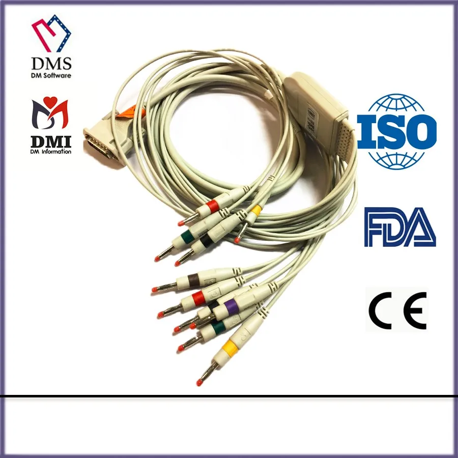 DMS Banana Type ECG Cable