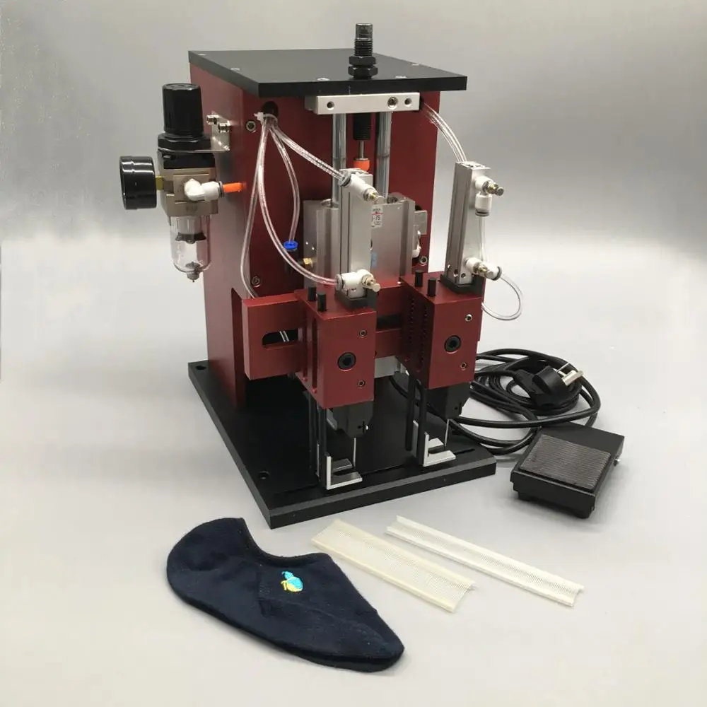 Booster pneumatic tag pin making machine