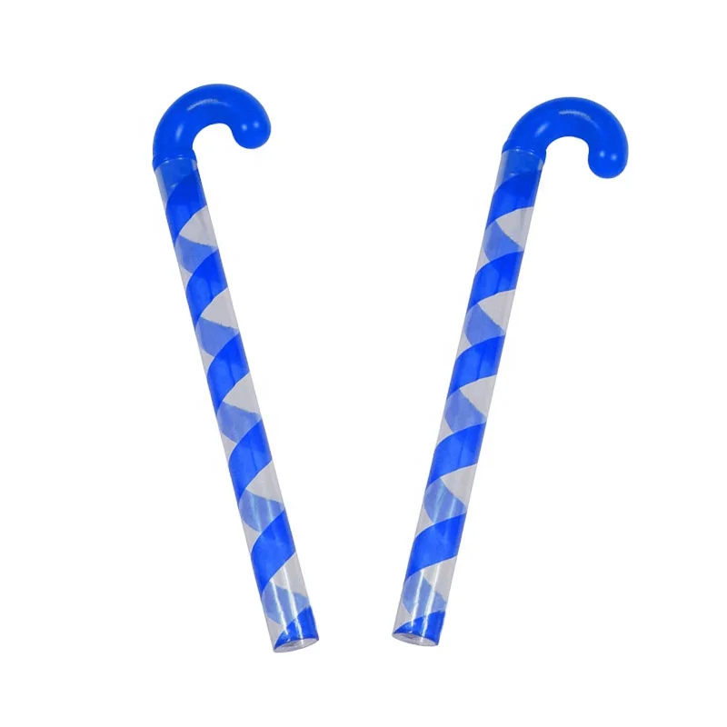 Chocolate Candy Filled Plastic Candy Canes