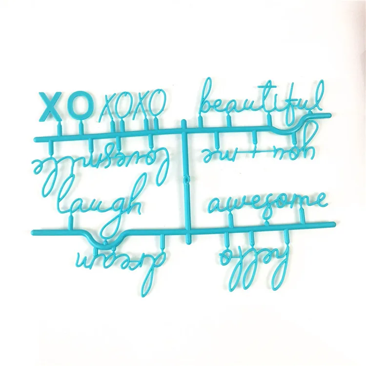 hot sale custom color plastic letters for felt letter board in stock