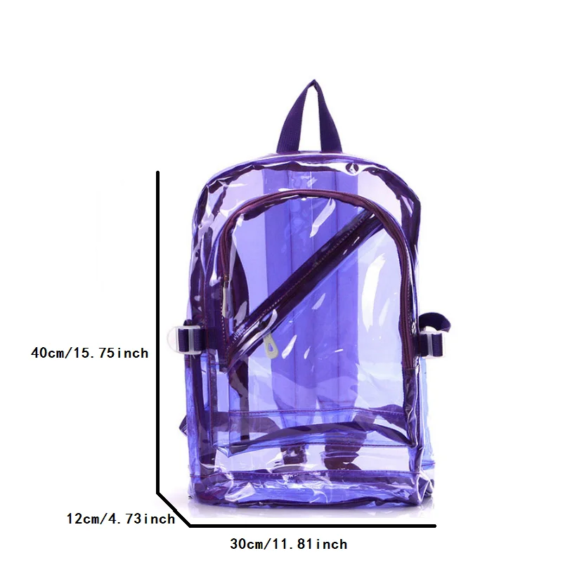 Cheap PVC Bag Plastic clear backpacks
