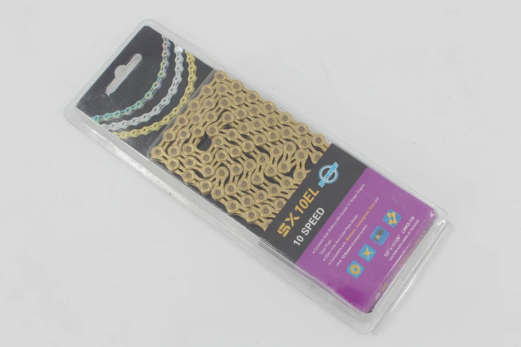 Colorful Mountain Bike 24 27 30 Speed Chain Folding Road Bike Chain 8 9 10 11 12 speed