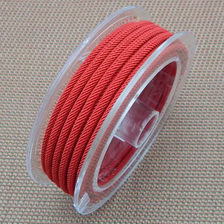 
factory direct free sample 3/4mm Practical multiple colors Chinese Knot Cord Milan line 