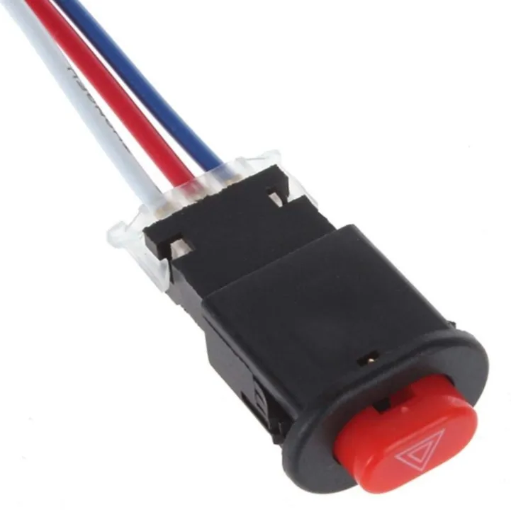 Запчасти для мотоциклов аксессуары для мотоциклов с 3 Проводами встроенный замок переключатель для мотоциклов кнопка аварийного переключателя света