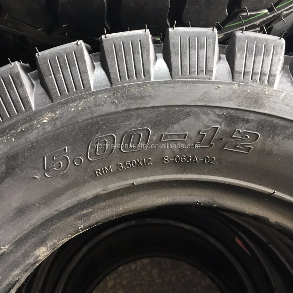 motorcycle tire and tube 5.00-12 china factory 500-12