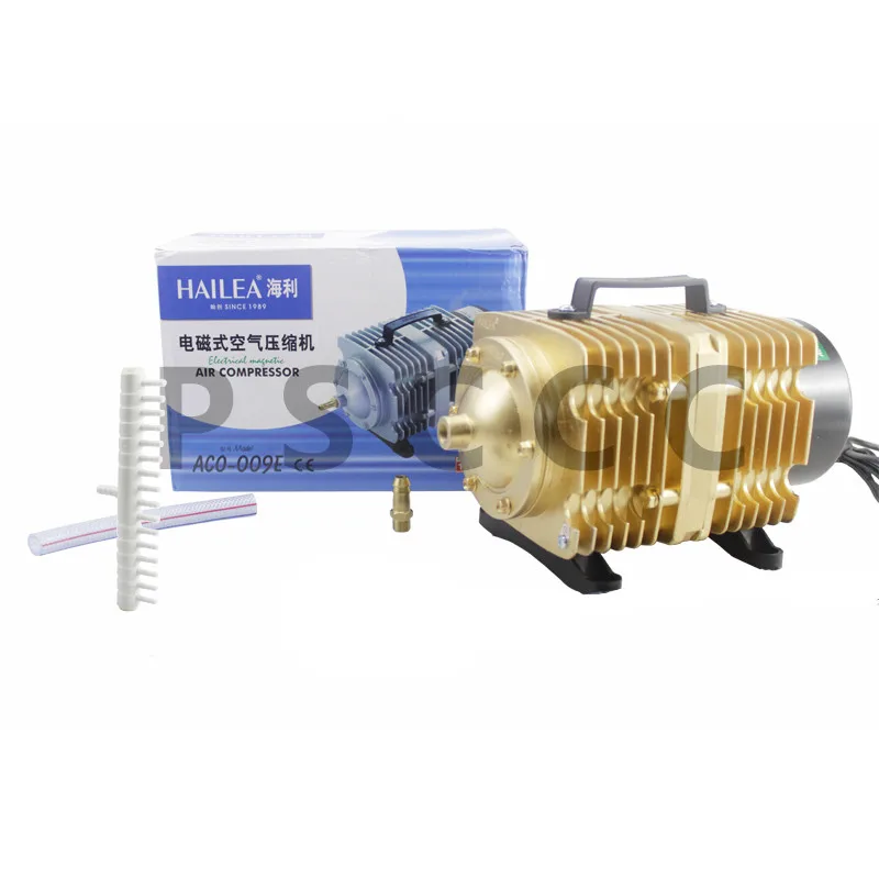 
HAILEA ACO-009E Electrical Magnetic Aquarium Air Compressor Pump with 16 Way Air Splitter Fish Tank Hydroponics Aerator 
