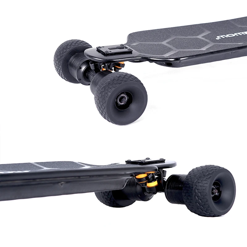 2022 Direct Drive 115mm All Terrain wheels bamboo concave deck electric skateboard longboard in hot sales
