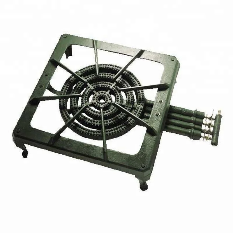 Portable Single Stove Cast Iron Gas Burners for Outdoor Cooking
